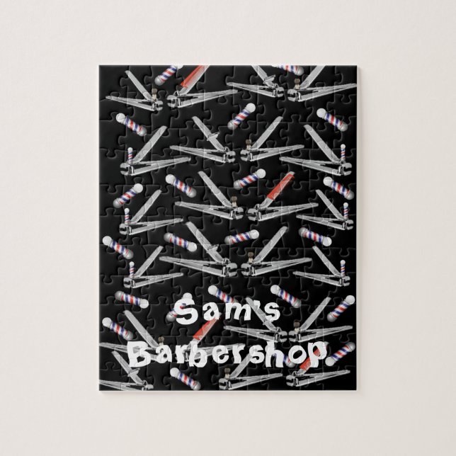 Puzzles Barbershop Clippers Barber Pole (Vertikal)