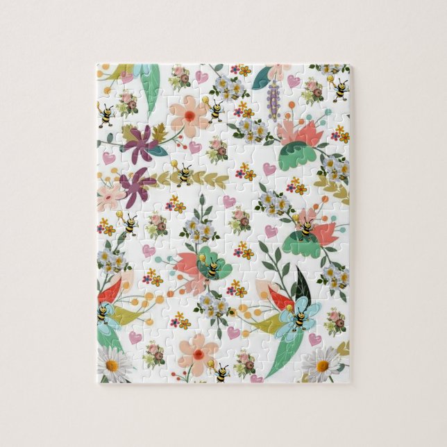 Puzzles Blütenblume (Vertikal)