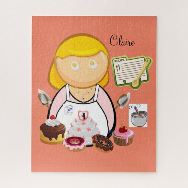 Puzzles boulangerie boulangerie Cupcakes (Vertical)