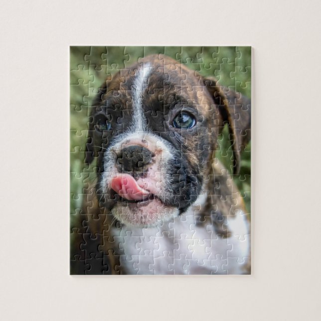 Puzzles Brindle de chien de boxeur de puzzle de (Vertical)