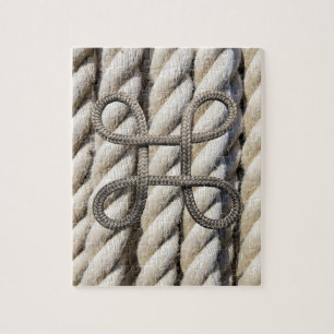 Puzzles Brown bois corde Brown