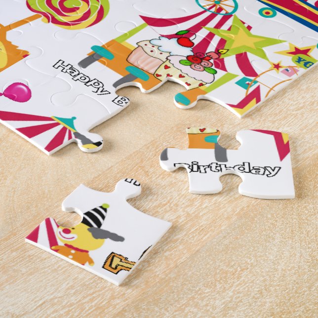 Puzzles Carnival Circus Joyeux Anniversaire (Côté)