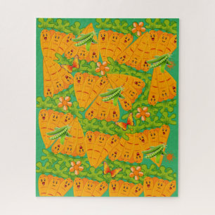 Puzzles Carottes Pois