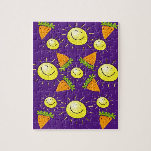 Puzzles Carottes Solaires Violet (Vertical)