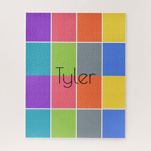 Puzzles Carrés colorés (Vertical)