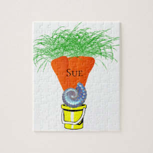 Puzzles Carrots Beach Muschel