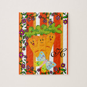 Puzzles Carrots Butterfly Strip