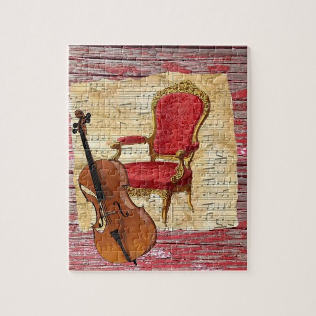 Puzzles Cello Viktorianisch (Vertikal)