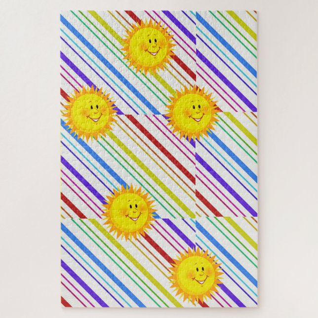 Puzzles Challenger Sun Stripe Colorful (Vertical)