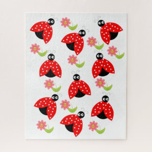 Puzzles Coccinelles Floral