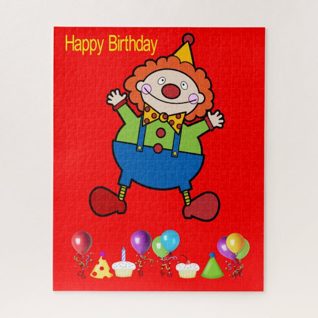 Puzzles Colorful heureux Anniversaire amis famille (Vertical)