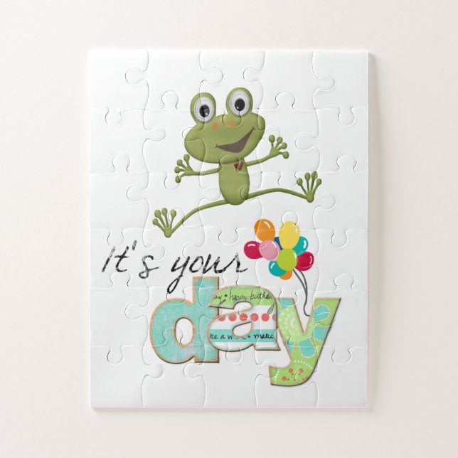 Puzzles Colorful heureux Anniversaire amis famille (Vertical)