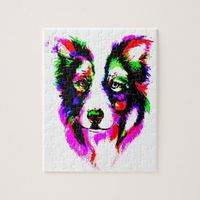 Puzzles de border collie (Vertical)