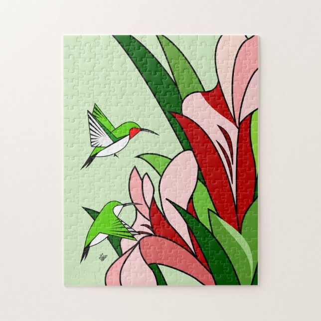Puzzles de colibri pour hommes et femmes (Vertical)