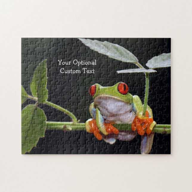 Puzzles de grenouilles personnalisées (Horizontal)