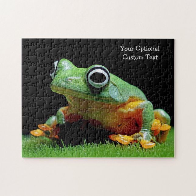 Puzzles de grenouilles personnalisées (Horizontal)