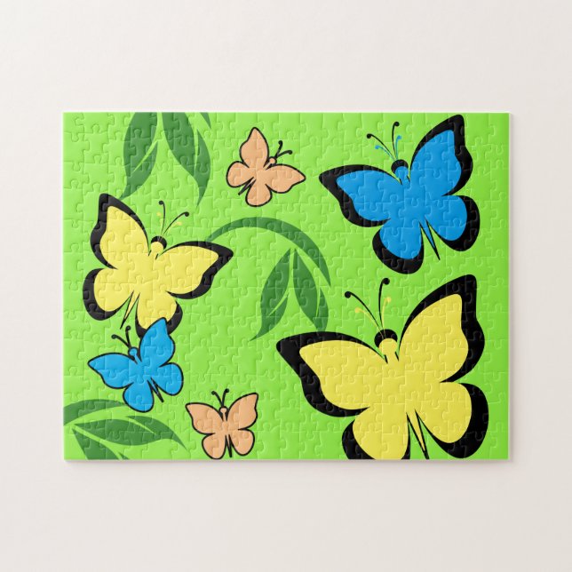 Puzzles de papillons d'été (Horizontal)