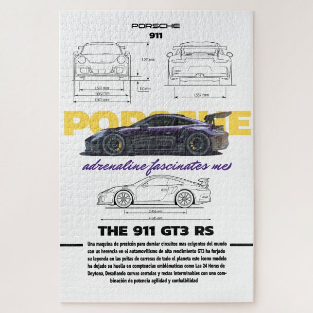 Puzzles de Porsche GT3 RS (Vertical)