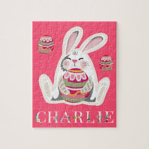 Puzzles de Rose de Pâques personnalisés