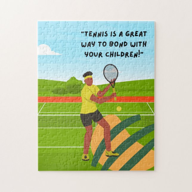 Puzzles de tennis pour le joueur de tennis (Vertical)