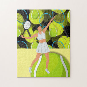 Puzzles de tennis pour une joueuse