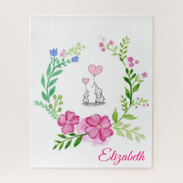 Puzzles Elephant (Vertikal)