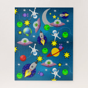 Puzzles Espaces Aliens Astronautes