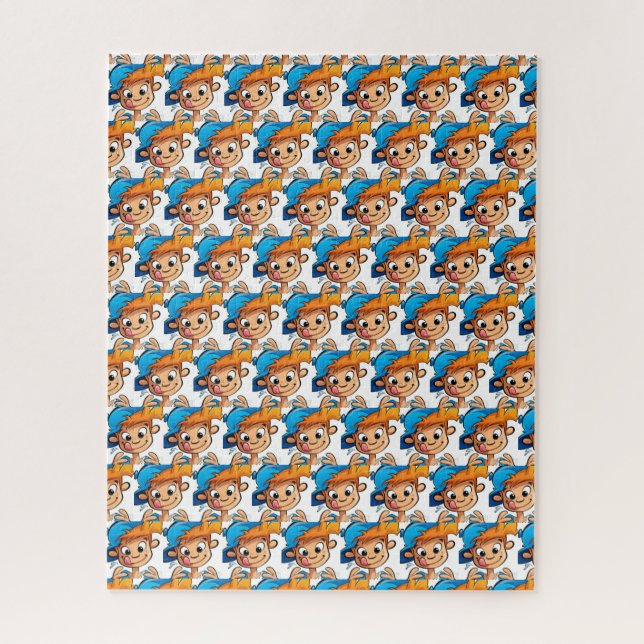 Puzzles farbenfroher Junge (Vertikal)