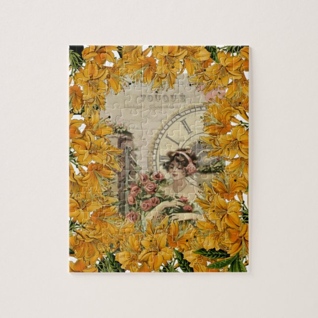 Puzzles Fleurs Florales Victoriennes (Vertical)