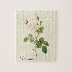 Puzzles Floral beige