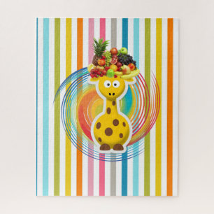 Puzzles Fruit de girafe en bande