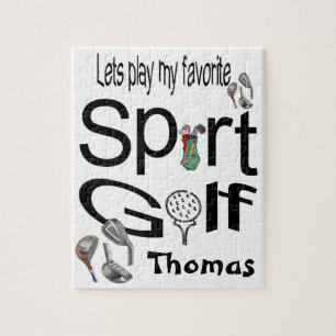 Puzzles Jouons notre Sport préféré Golf