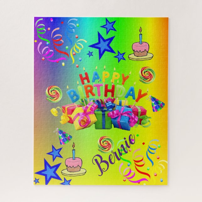 Puzzles Joyeux Anniversaire (Vertical)