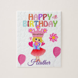 Puzzles Joyeux Anniversaire Beau Floral