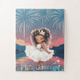 PUZZLES: KIND Afroamerikanische Prinzessin Jigsaw