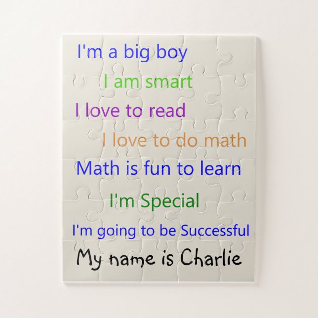 Puzzles Kinder ich bin besonders (Vertikal)