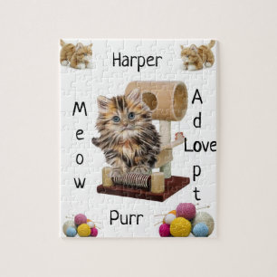 Puzzles Kitten Chat Condo Yarn Meow Adopter