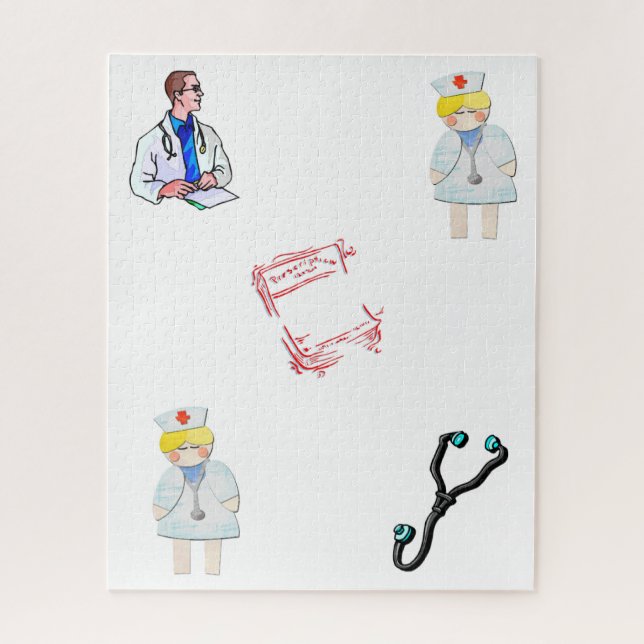Puzzles-Krankenpfleger (Vertikal)