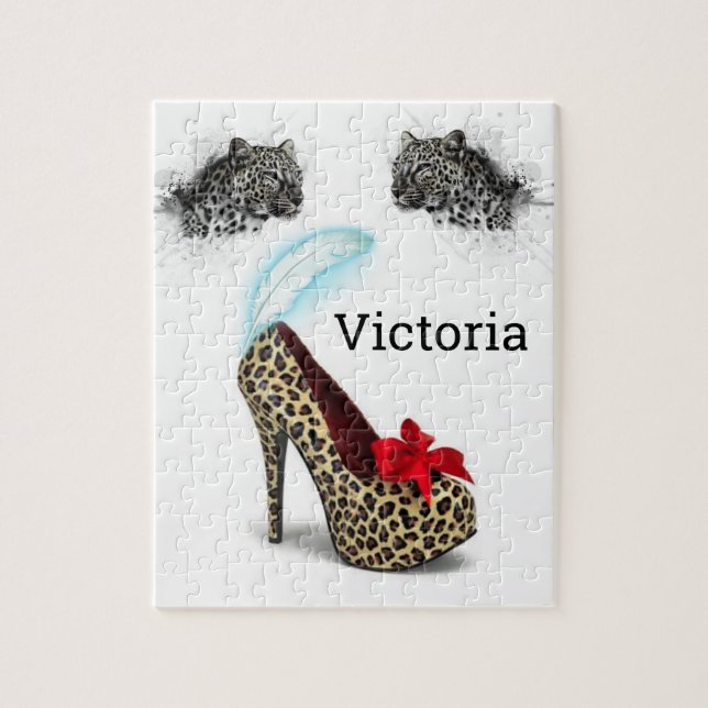 Puzzles Leopard-Heelse (Vertikal)
