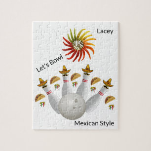 Puzzles Mexican Hot Paprikaschoten Bowling Ball Bu