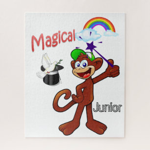 Puzzles Monkey Magischer Regenbogen