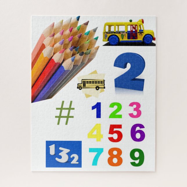 Puzzles Numéro de scolarité (Vertical)