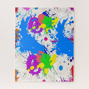 Puzzles Paint Splatter