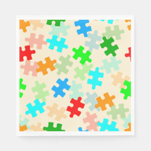 Puzzles Papier Napkins Serviette