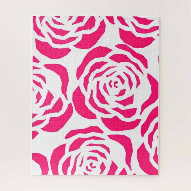 Puzzles Pink Leopard Muster (Vertikal)