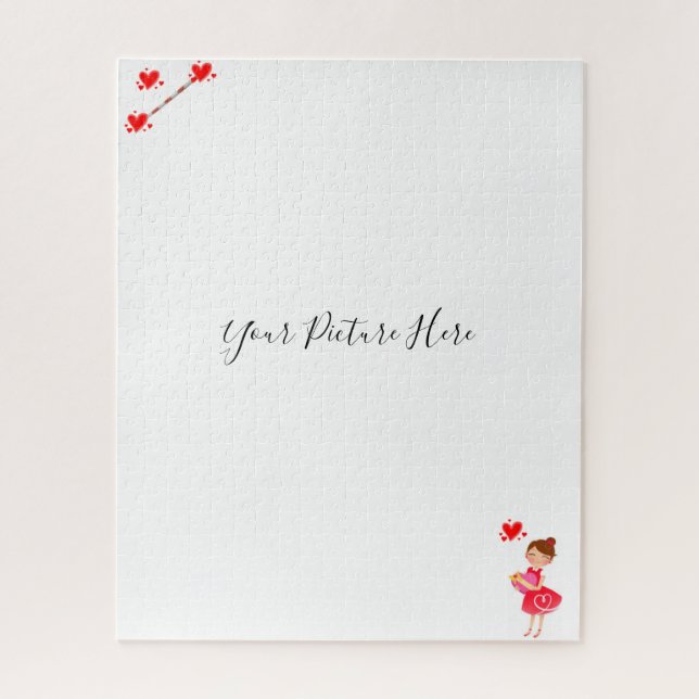 Puzzles Red Hearts (Vertikal)