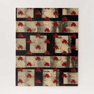 Puzzles Rote Rose