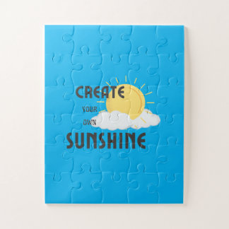 Puzzles schaffen Ihren eigenen Sonnenschein