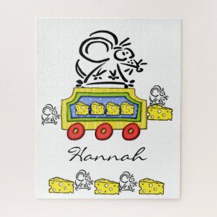 Puzzles Souris Cheese Train Ride