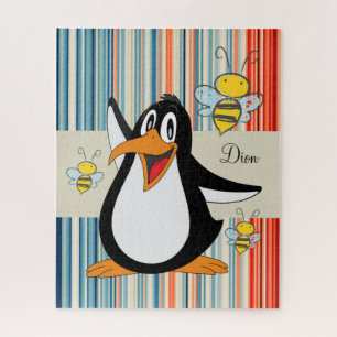 Puzzles Stripe Penguin Bumblebee